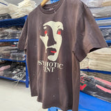 saint m t shirts s.m vintage portrait graphic crew neck short sleeve top