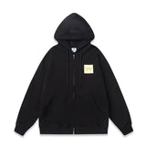 Vetements Hoodie VTM Yellow Sticky Notes Casual Loose Zip Coat Hooded Sweater