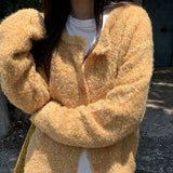Women Knitwear Autumn round Neck Sweaters Cardigan