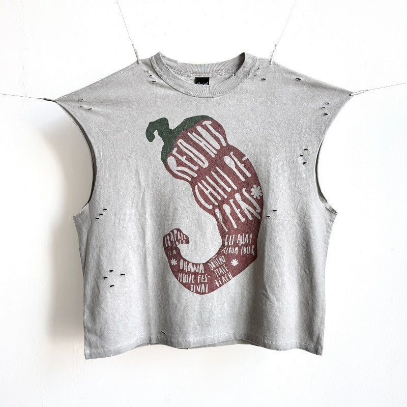saint m t shirts s.m. red chili band limited edition pullover casual tank top