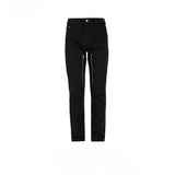 MIJKO Men Vintage Pants MIJKO Zipper Trim Trousers Slim-Fit Jeans