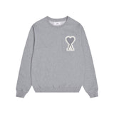 Amiaheoinelove chapter towel embroidered macaron color looselong sleevescouplesweatshirt round neckfall and winter