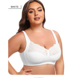 Full figure bra without wire lace