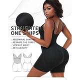 Shapewear Bodysuit Buttocks Lace Suspender Tie