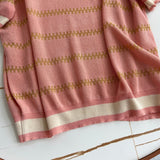 Women Sweater Knitwear Striped Loose Short Sleeve Knitted T-shirt Female Student O-neck Short Top