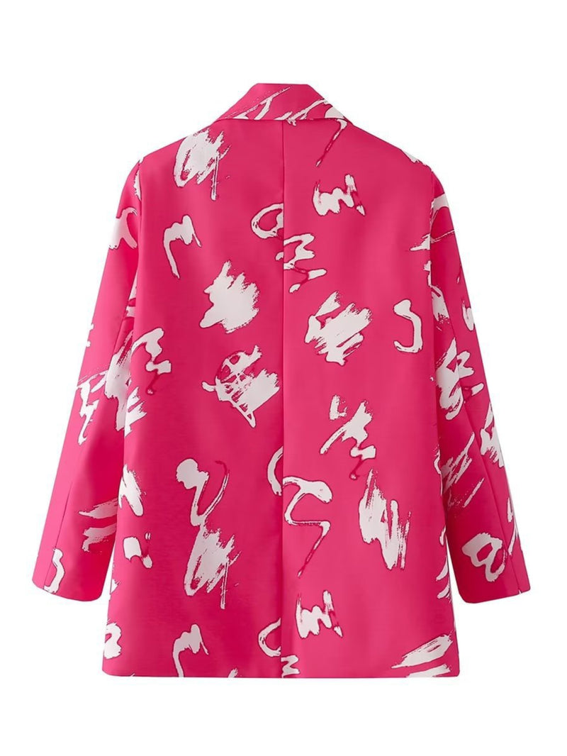 Women Suits Autumn and Winter Suit Collar Long Sleeve Suit Coat