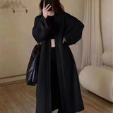 Women Knitwear Autumn and Winter Sweater Coat Loose Knitted Cardigan
