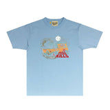 Gallery Dept T Shirt Retro Printed Loose Short-Sleeved Shirt