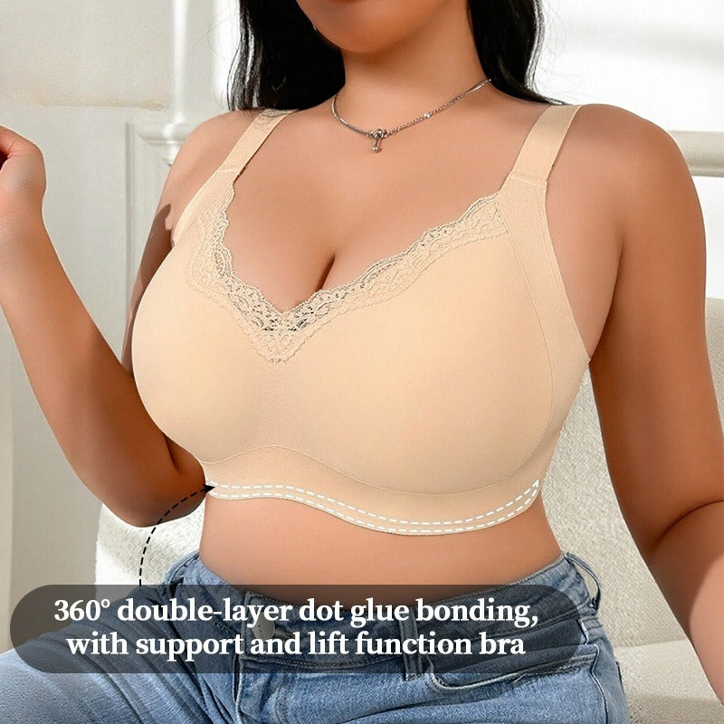 Full figure bra push-up and anti-sagging without trace