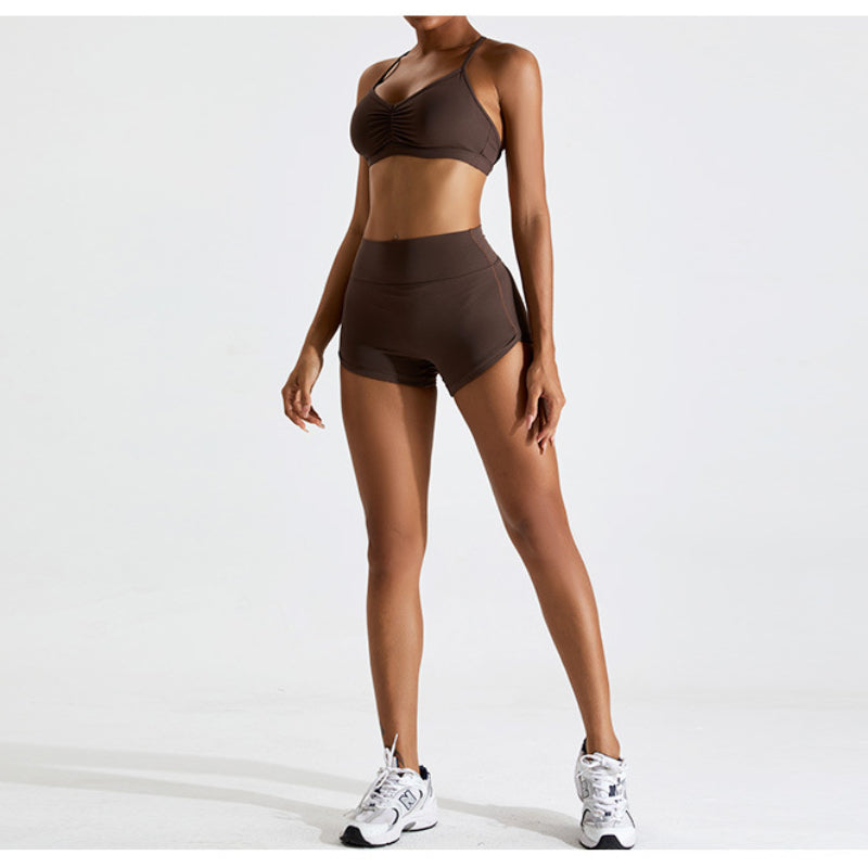 Women Yoga Sports Shorts Tight Fitness Shorts Quick-Drying Shorts