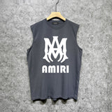 Amiri tank top cashew flower large simple logo printing