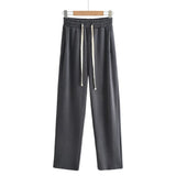Women Sweatpants Straight-Leg Pants Sweatpants Loose Sports and Leisure Wide Leg Pants