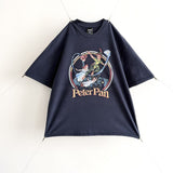 saint m t shirts s.m peter pan pattern crew neck pullover short sleeve top