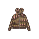 Ashley williams zipper hoodie i love mesuitheart printed outwearfleece-linedcasual sweatpants