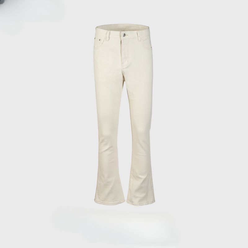 MIJKO Men Vintage Pants MIJKO Women's Men's Spring Pants Splicing Washed Slim Jeans
