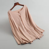 Women Cardigan Sweater Autumn Sexy Retro off-the-Shoulder Sweater Sweater 8t2061