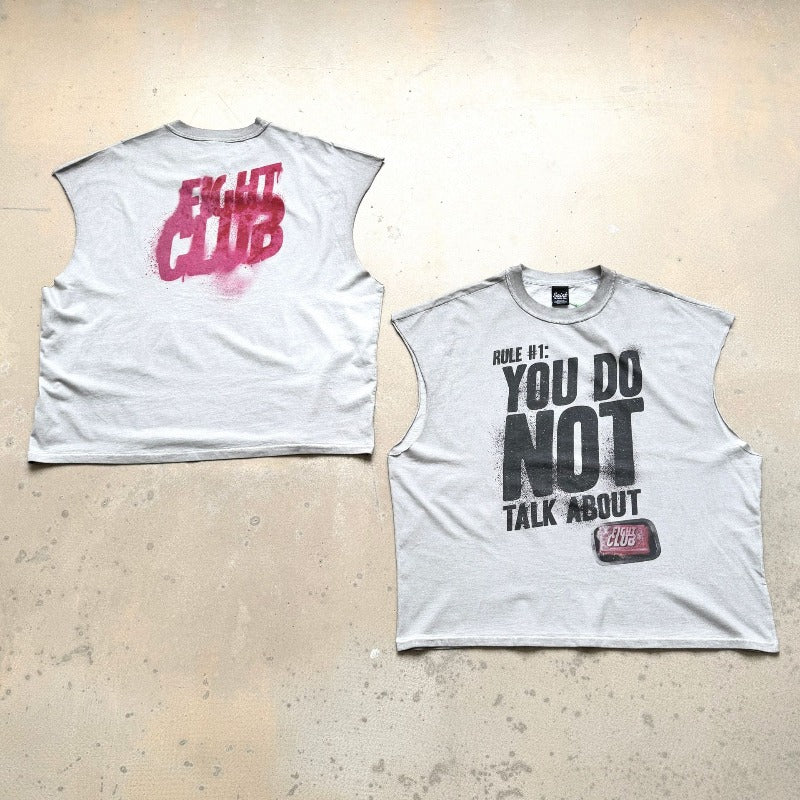 saint m t shirts s.m. fight club pullover casual tank top