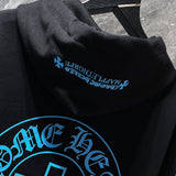 Chh Chrome Hearts Hoodie Autumn/Winter Classic Sanskrit Blue Alphabet Casual Sports Hooded Sweater
