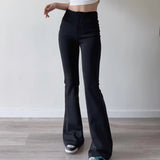 Women Sweatpants Spring Slim Fit Sheath Bell-Bottom Pants Casual Trousers
