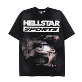 Hip-hop t shirts american high street half sleeve eye niche loosetrendy short sleeve t-shirt summertopst