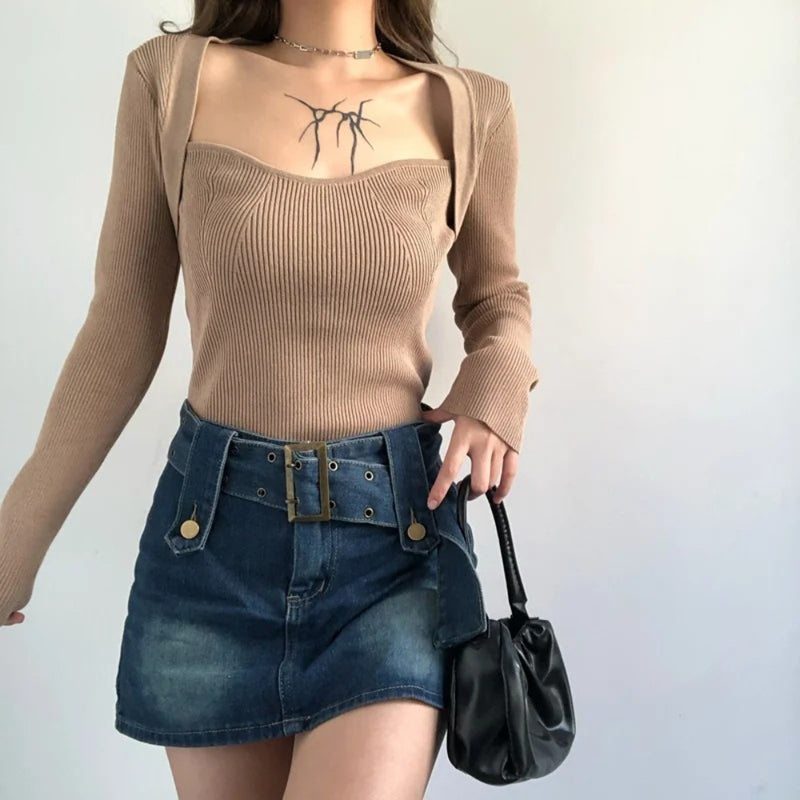 Women Sweater Knitwear Autumn Winter Sweater Top