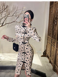 Women Maxi Dress Autumn Winter Retro Gold Velvet Sheath Cheongsam Long Sleeve Dress