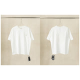 Ch hip-hop t shirts ch short-sleeved cross patch embroiderloosecasualpure cotton american heavy weight short-sleeved couple