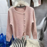 Women Knitwear Autumn and Winter Sweater Loose Knitted Cardigan