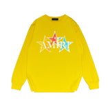 Amiri Long Sleeved Shirt Printed Trendy Pure Cotton