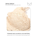Full figure bra lace jacquard super thin