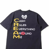 Hip-hop t shirts spring and summer half-sleeved american hip-hop rap donut short-sleeved t-shirt short tee trendy