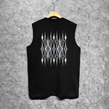 Amiri tank top retro geometric graphic printing