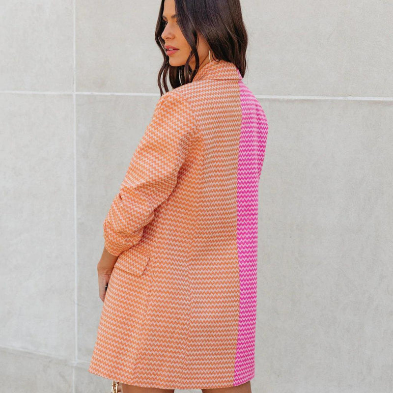 Women Suits Autumn Suit Coat Mid-Length Suit