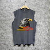 Amiri tank top eagle printing