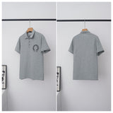 Ch hip-hop t shirts summerch american trendy high streetaccessible luxury cross embroider short sleeve easiest for match