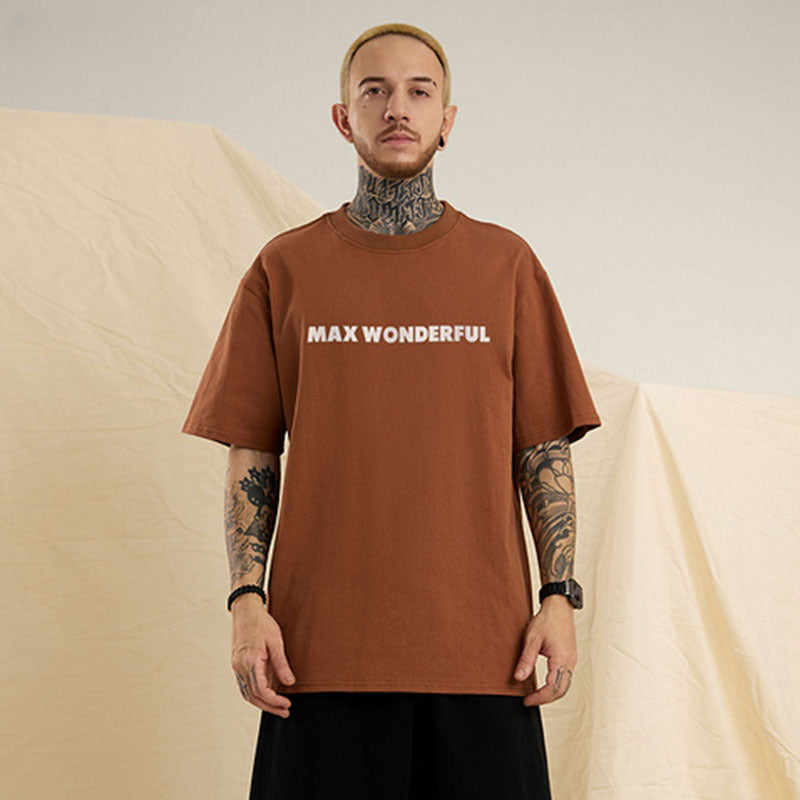 Men T Shirt Hip Hop Retro Graffiti Short Sleeve T-shirt