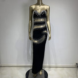 Women Dresses Rhinestone Dress Party Dress (Ont0408)
