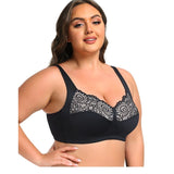 Full figure bra without wire lace