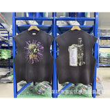 saint m t shirts s.m. anatomical washed distressed raglan sleeve tank top