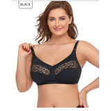Full figure bra - wireless lace lightly lined