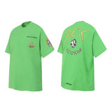 Ch hip-hop t-shirts - ch personalized graffiti letter short sleeve american retro casual couple t-shirts - high street trend