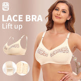 Full figure bra - wireless lace lightly lined