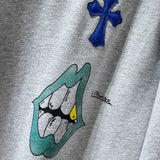 Chh Chrome Hearts Hoodie Autumn/Winter CH Classic Color Sanskrit Hand Painted Graffiti Casual Hooded Sweater