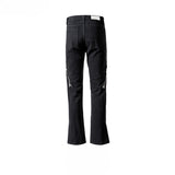 MIJKO Men's Vintage Pants MIJKO Men's Women's Spring and Summer High Street Wide-footed Straight Jeans