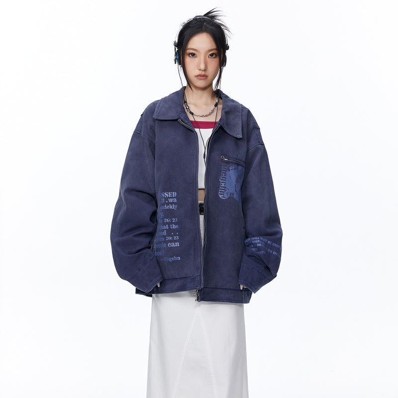 Unisex Jacket Autumn Stand Collar Jacket