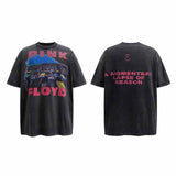 SAINT MICHAEL Vintage T Shirt PSYCHO21 PINK FLOYD ROCK Vintage Printed Short Sleeve
