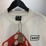 SAINT MICHAEL Vintage T Shirt 23SS CIRCLE 666 Red Dice Short Sleeve