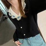 Women Knitwear Spring V-neck Sweaters Cardigan