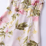 Women Dresses Summer Vintage Floral Sexy Sling Dress (Xds0414)