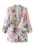 Women Suits Casual Suit Jacket Spring and Autumn Multi-Pocket Top